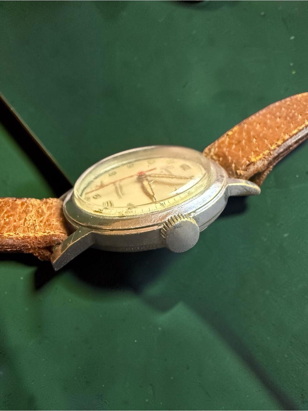 Vintage Banner military style mechanical watch. 1950s running very well - Picture 3 of 5
